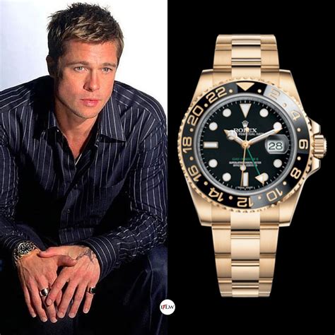 brad pitt breitling watches|Brad Pitt rolex.